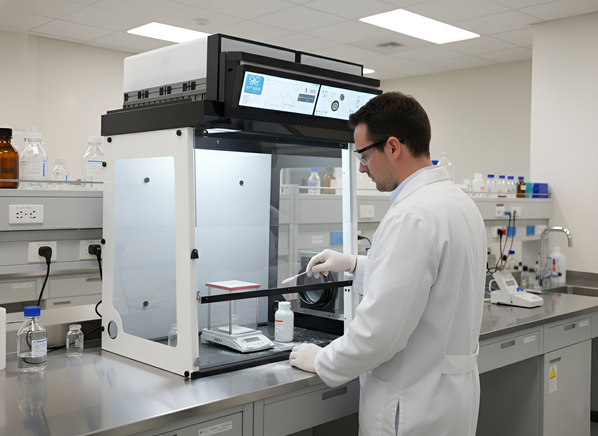 Protecting Analysts. Ergonomics and Exposure at the Balance